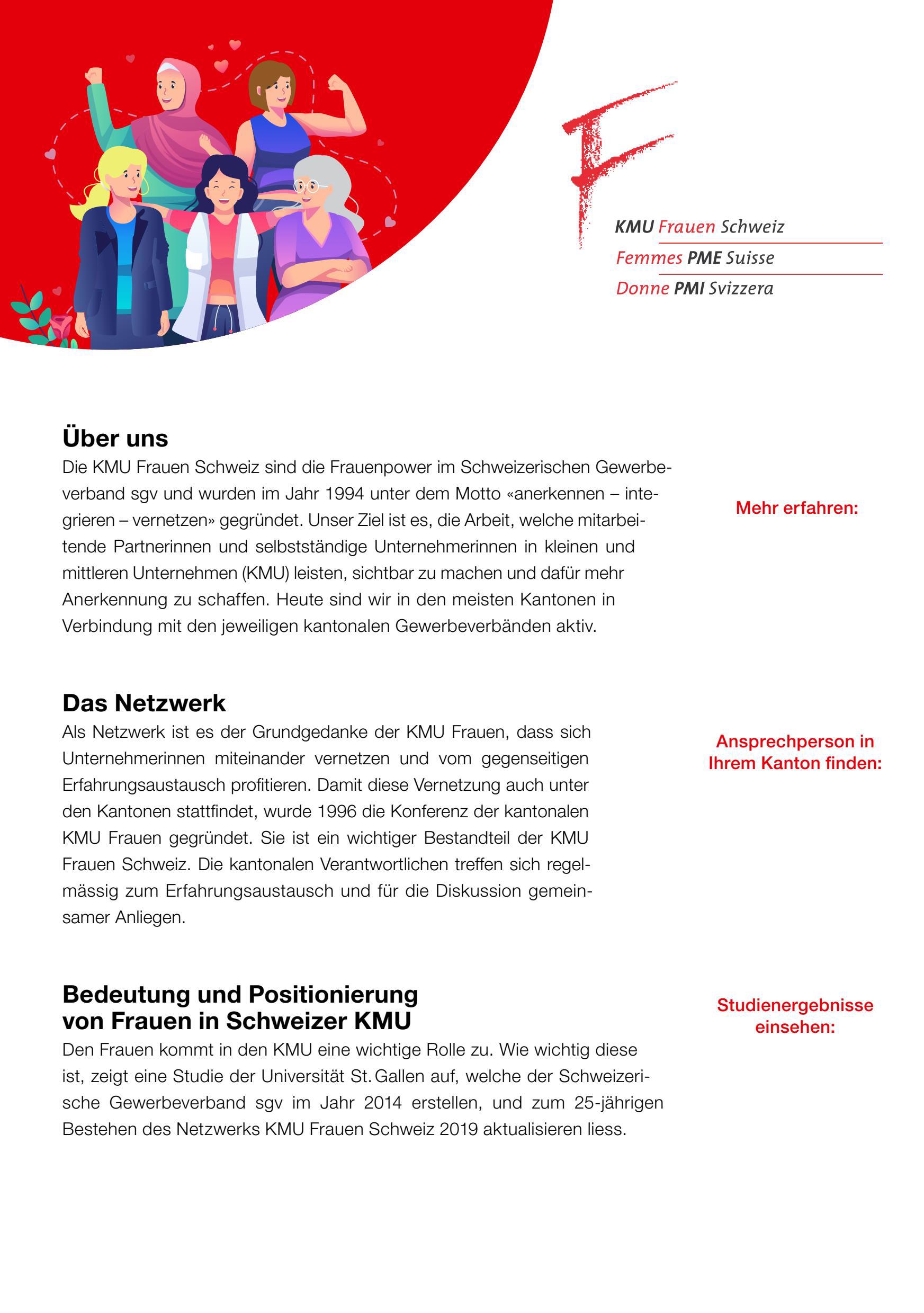  Flyer KMU Frauen Schweiz